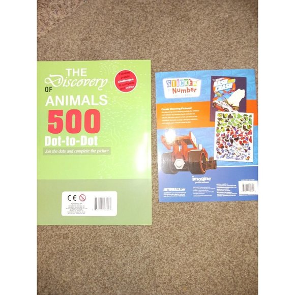 DOD TO DOT AND HOTWHEELS STICKER BOOKS - Picture 5 of 5